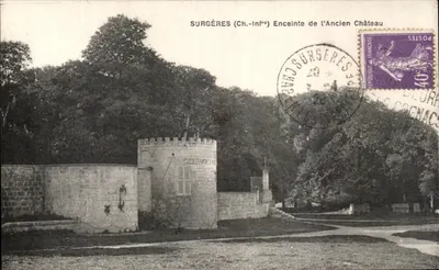 Surgères (Ch.-Infra) — Enceinte do Velho Castelo — Edição Editor P. Moutet