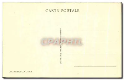 Baume-les-Dames — Le Doubs et l'usine électrique vus du Tatre — édition Braun & Cie, Dornach — Verso