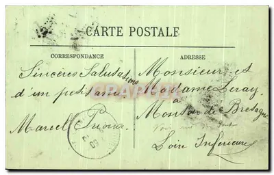 Rennes — La Nouvelle Entrée du Jardin de Thabor — LL. — Verso