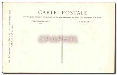 Vermelles — Vista do castelo após a guerra 1914-15 — Ed. Pays de France — Verso