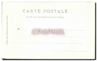 Les Charmettes, perto de Chambéry — Capela da Sra. de Warens — Livraria A. Perrin, Chambéry — Verso