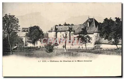 Château de Challes et le Mont-Granier — J.J. 2190 — Jullien frères, Genève
