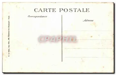 Albert (Somme) — Vista da cidade após o passagem dos Alemães — Imp. Deley, Paris — Verso