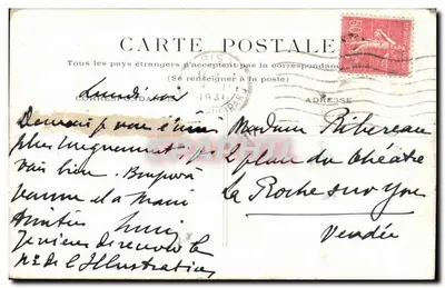 Bahnhof Quai d'Orsay — Paris — unbekannter Verleger, Seriennummer nicht sichtbar — Rückseite
