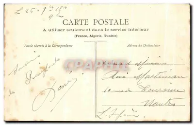 Pierrefonds — Widok zamek — G. Dudoit, z Pierrefonds — Rewers