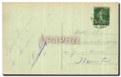Soissons — As novas Casernas (1) — Edição G. Nongarède — Verso