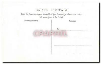 Esnandes (Charente-Inférieure) — A Igreja — A. Bannaud, editor, La Rochelle — Verso