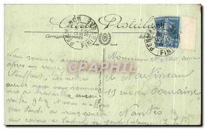 Penmarc'h — Saint-Guénolé — O Rocha da Cabeça de Coelho — LL. — Verso