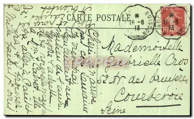 Bordeaux — Coluna dos Girondinos e os Quinconces — LL. N° 186 — Verso