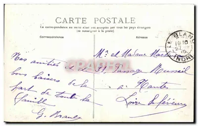 Le Blanc - Caserne Chanzy — Indre — 165 — editor M.T. (68°) — Verso