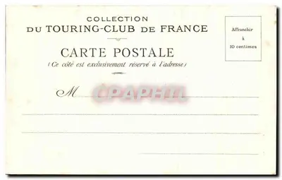 Salins - Savoie — vista del villaggio e della roccia — Collezione del Touring-Club de France, n°23 — Verso