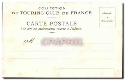 Chambéry — Château — SAVOIE — Collection du Touring-Club de France — Verso