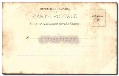 Belle-Île — La Pointe des Poulains — FA & C° — Verso