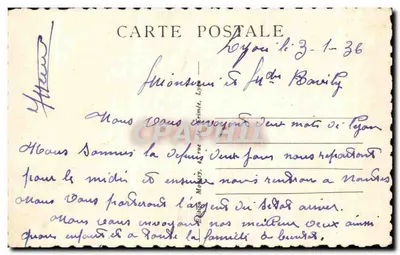 Ponte dell'Università — Le Facoltà — Lyon Artistique M. 336 — Verso