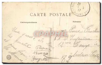 A Valle da Saône — Vista geral da Ilha Barbe — B.F., Paris — Verso