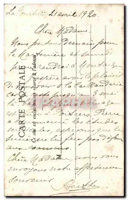 Zamek Goujonnerie — Loge-Fougeréuse — Zbiór A. Robin, Fontenay-le-Comte — Rewers