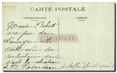 Saffrée (Loire-Inférieure) — Het Kasteel (noordzijde) — Vino Hauteur, n° 81 — Achterkant