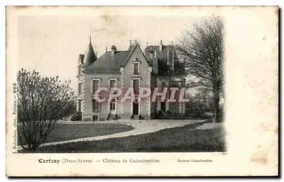 Cerizay (Deux-Sèvres) — Castelo de Guinebertière — J. Rebuchon, Poitiers — n° 666