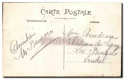 Champceaux M.-et-L. — Castelo da Brétesche — Coleção Le Château Nantes — Verso