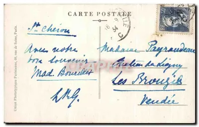 São-Chéron — Bairro das Glaisières — União Fototipográfica Parisiense — Verso