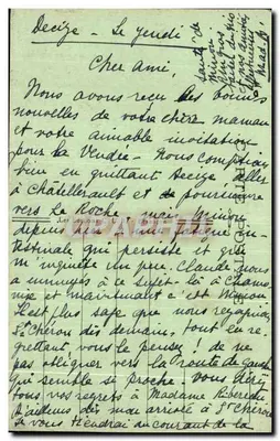Decize (Nièvre) — Brug over de Loire — Uitgever Les Éditions de la Poste, n° 23569 — Achterkant