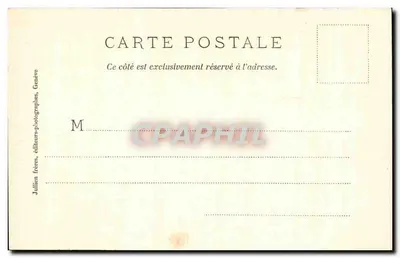 Chambéry — Ulica Pokryta — widok ulicy Boigne (Place St-Léger SE) — zdemolowana w 1824 — Librairie A. Perrin, Chambéry — Rewers