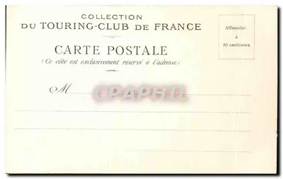 Puy-de-Dôme - Clermont - Cathédrale — Collection du Touring-Club de France, n°4 — Verso