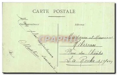 Bergeac — La Rochelotte — Rue des Merciers — editor R. Bergeac, n°68 — Verso