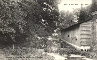 Surgères — La Gère — Vista dos Mercadores — R. Degravin, Editor, La Rochelle