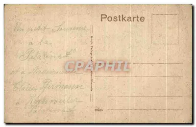 Annweiler — widok na Trifels — Graph. Verlags-Anstalt Blaueville — Rewers