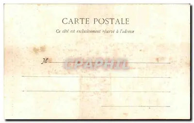 Nantes — Casa do século XV na Haute Grande Rue — A. Thuret, editor, Nantes — Verso