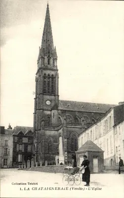 La Chataigneraie (Vendée) — A Igreja — Coleção Trichot