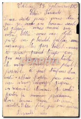 Saarlouis — Gymnasium mit Krankenhaus — éditeur non visible — Verso
