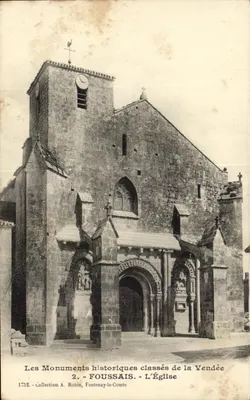 Fontenay-le-Comte - A Igreja — Coleção A. Robin, n°1752