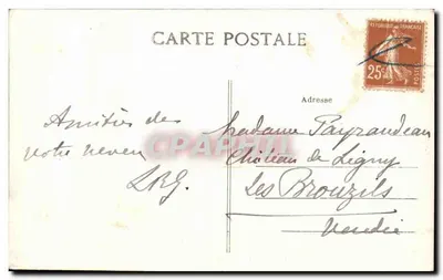 Niort — Katedra św. Hilary — Wydawca Maz Ménard, nr 219 — Rewers