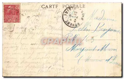 Thouars (Deux-Sèvres) — Wjazd nad rzeką Thouet zbudowany przez Eiffel — wysokość 40 m, długość 198 m — Librairie L. Guillon, wyd. — Rewers