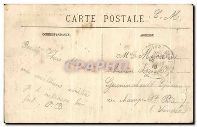 Zamek Rigny w Saint-Léger-de-Montbrun — Dando-Beriz, wydawca nr 88 — Rewers