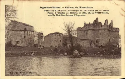 Argenton-Château — Château de l'Ebaupinaye — Edit. H. Aymard, Peintre
