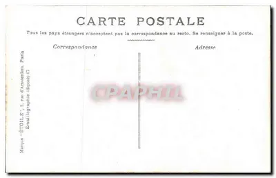 Nantes — Entrata del castello della Duchessa Anna — Editore Étoile, Parigi — Verso