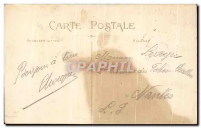 LYON — Pont du Change — Carrier, editor, modelo depositado — Verso