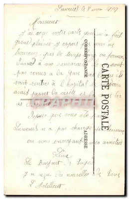 LUXEUIL - Galerie des Klosters (15. Jahrhundert) — Verlag LL, Nr. 35 — Rückseite
