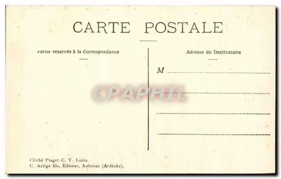 La Grave i łańcuch Meije — Piekne Alpy — Cliché Piaget C. V. Louis, nr 124 — Rewers
