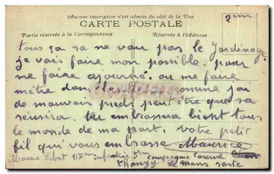 De oevers van de Sarthe — Le Mans — A. D. n° 196 — Achterkant