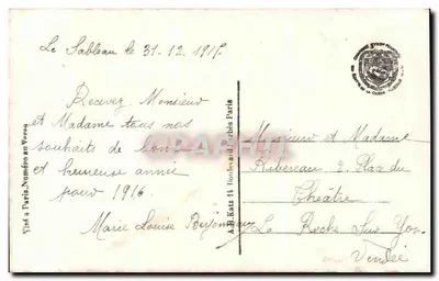 Żołnierz i rodzina — emocjonująca scena — wydawca JK nr 9455 — Rewers