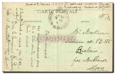 Belfort — Savoureuse i Quai Vauban — Wydawnictwo R. Mayer, 49, ramb. de France, Belfort — Rewers