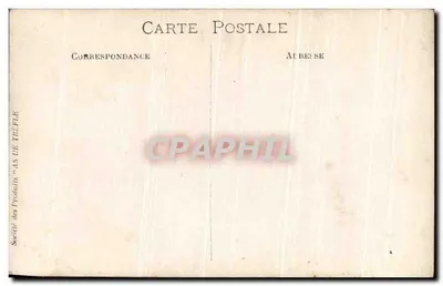 Quatro meninos em traje de marinheiro — Sociedade dos Produtos 'AS DE TREFLE' — Carta postal — Verso