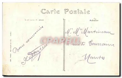 Le Mans — O Túnel — R. Barbier, Editor — Verso