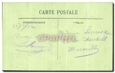 Alençon — A Velha Torre da Gendarmeria — LL — Verso