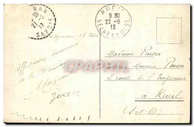 प्रालोग्नन और वानोइस के पास कॉल - पिटोरिक सेवो डी - फोटो पिल्टियर, एनेसी, क्रमांक 919 — पीछे