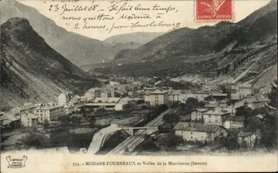 Modane-Fourneaux e Vale da Maurienne (Savoie) — E. Reynaud, Chambéry, n°374